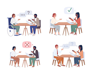 Inconsistent interview quality